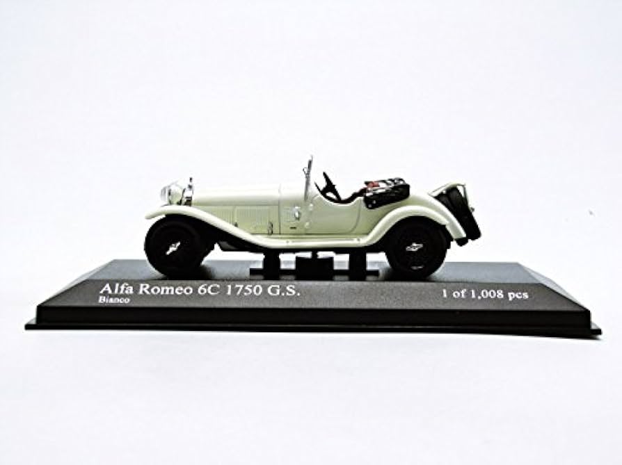 Amazon | Minichamps 1/43 アルファロメオ 6C 1750 G.S. 1930